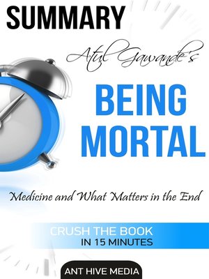 cover image of Atul Gawande's Being Mortal